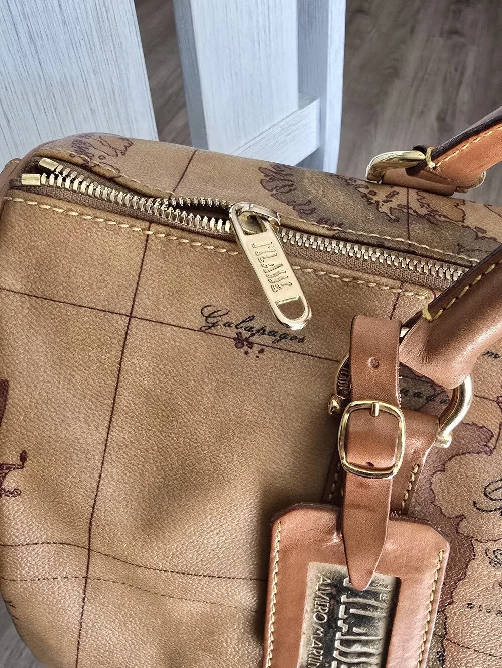 Authentic Alviero Martini Satchel Handbag